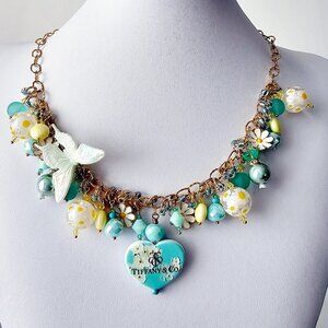 Handmade Summer Necklace, Floral Necklace